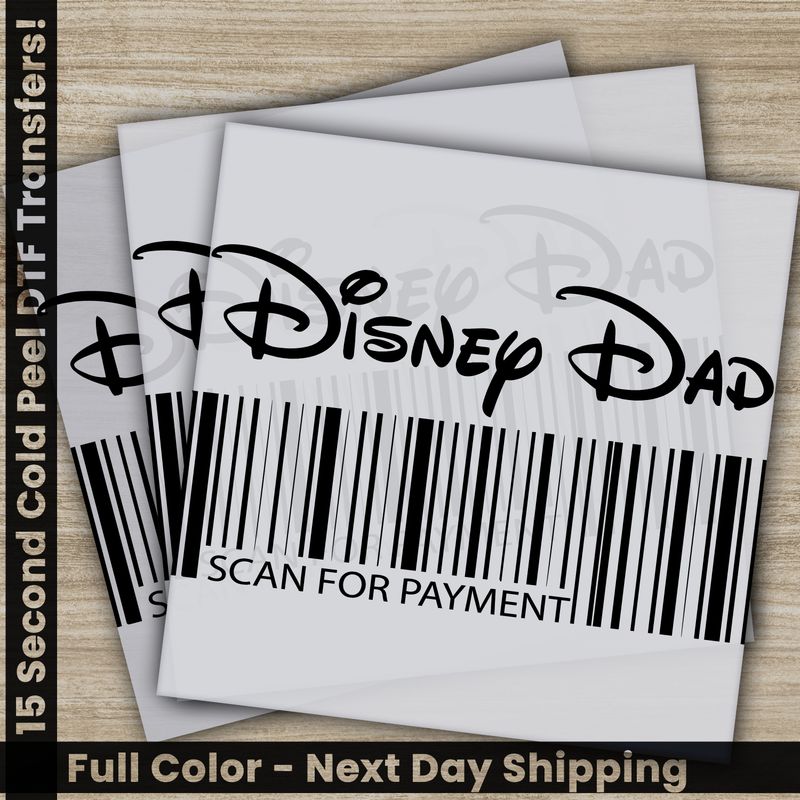 Disney Dad, Ready To Press DTF