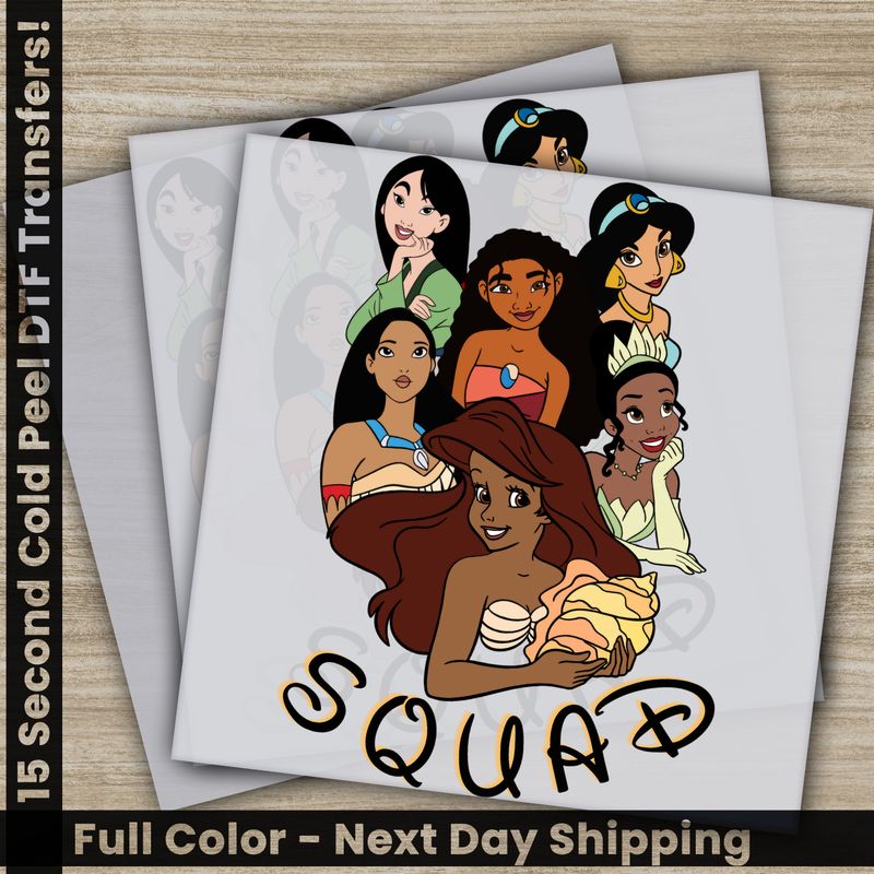 Disney, Squad, Ready To Press DTF