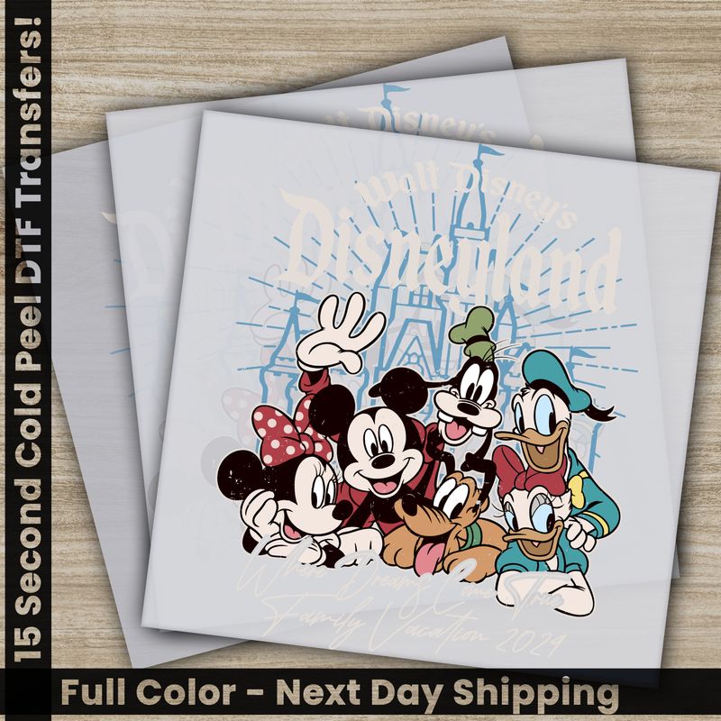 Disney, Mickey, Ready To Press DTF
