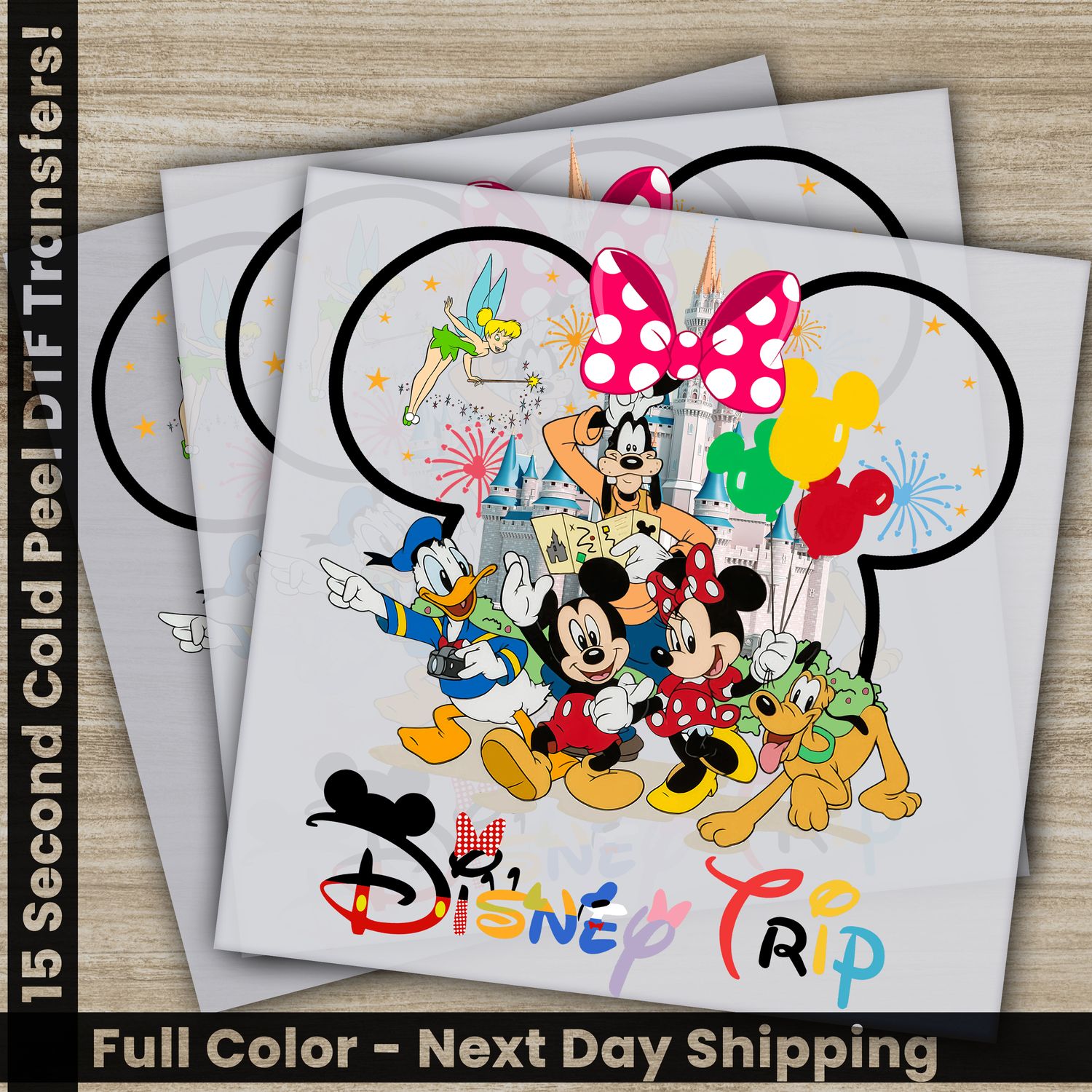 Disney Trip, Minnie, Ready To Press DTF