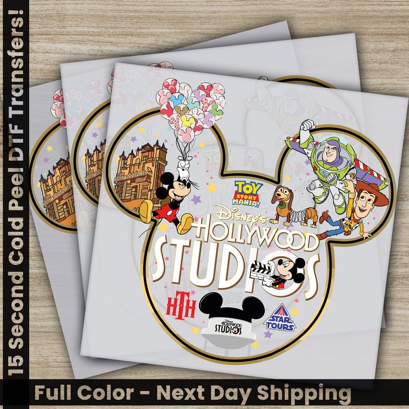 Disney, Mickey, Hollywood Studios, Ready To Press DTF