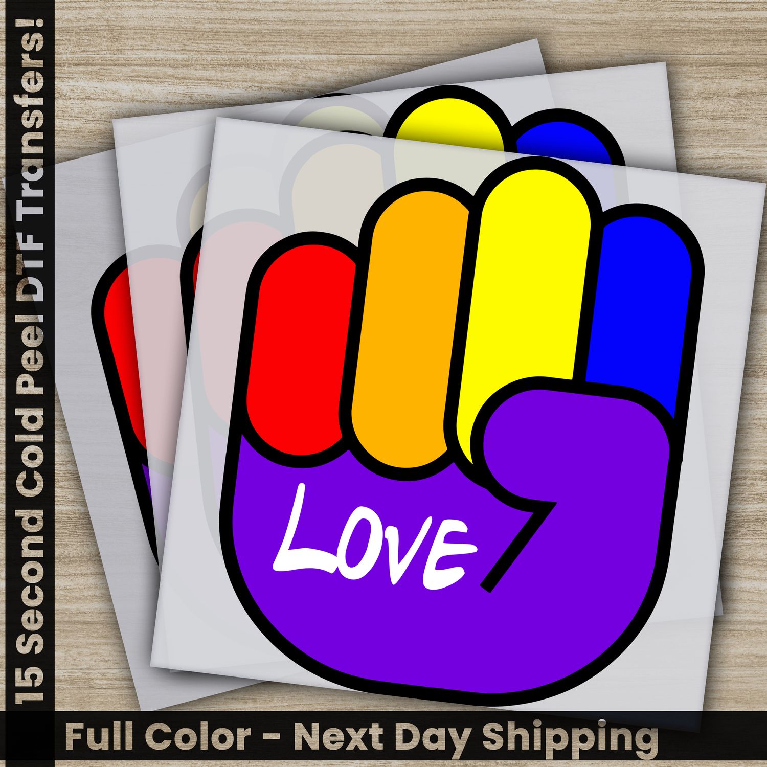 QLGBT, Love is Love, Pride, Ready To Press DTF