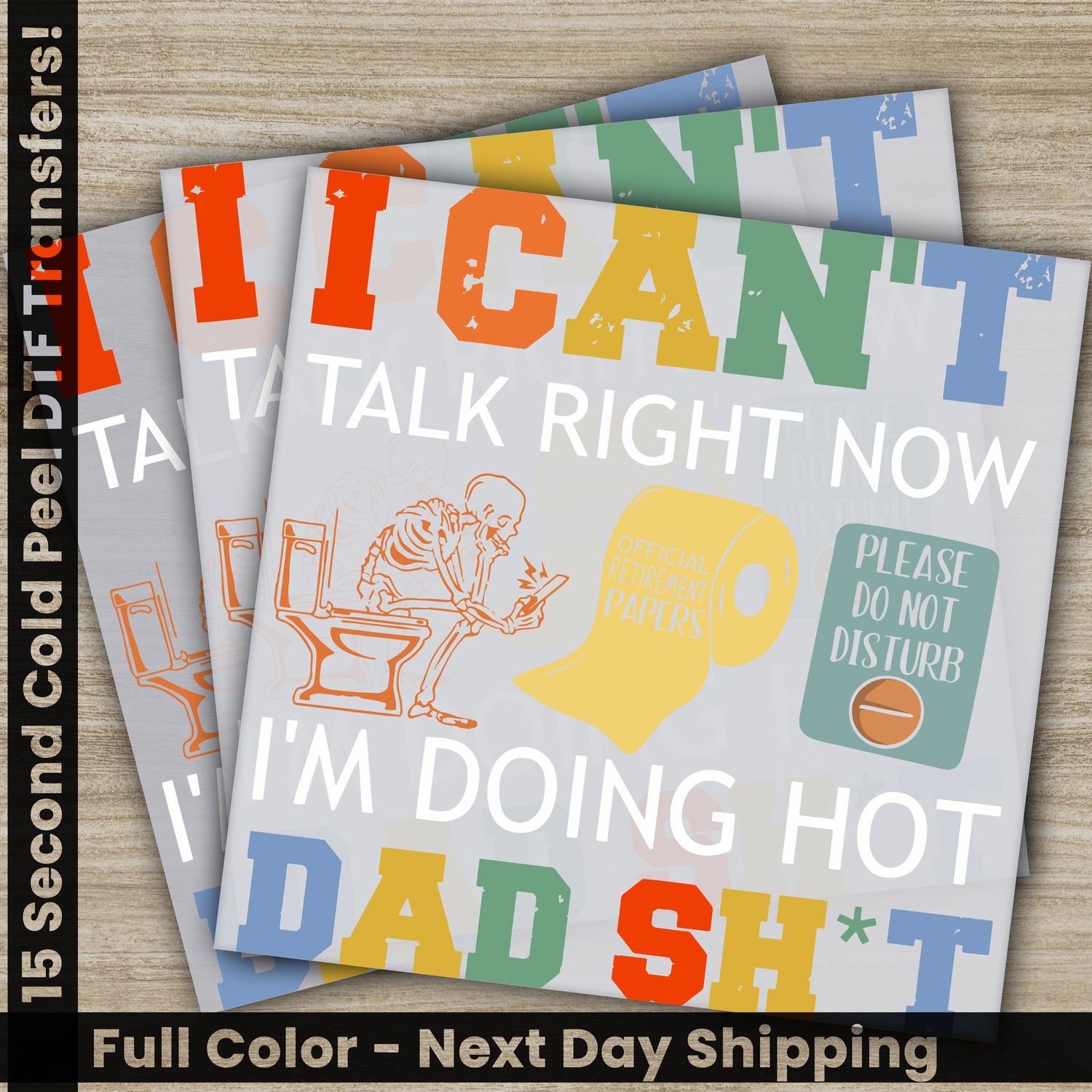 Daddy, Dad, Ready To Press DTF