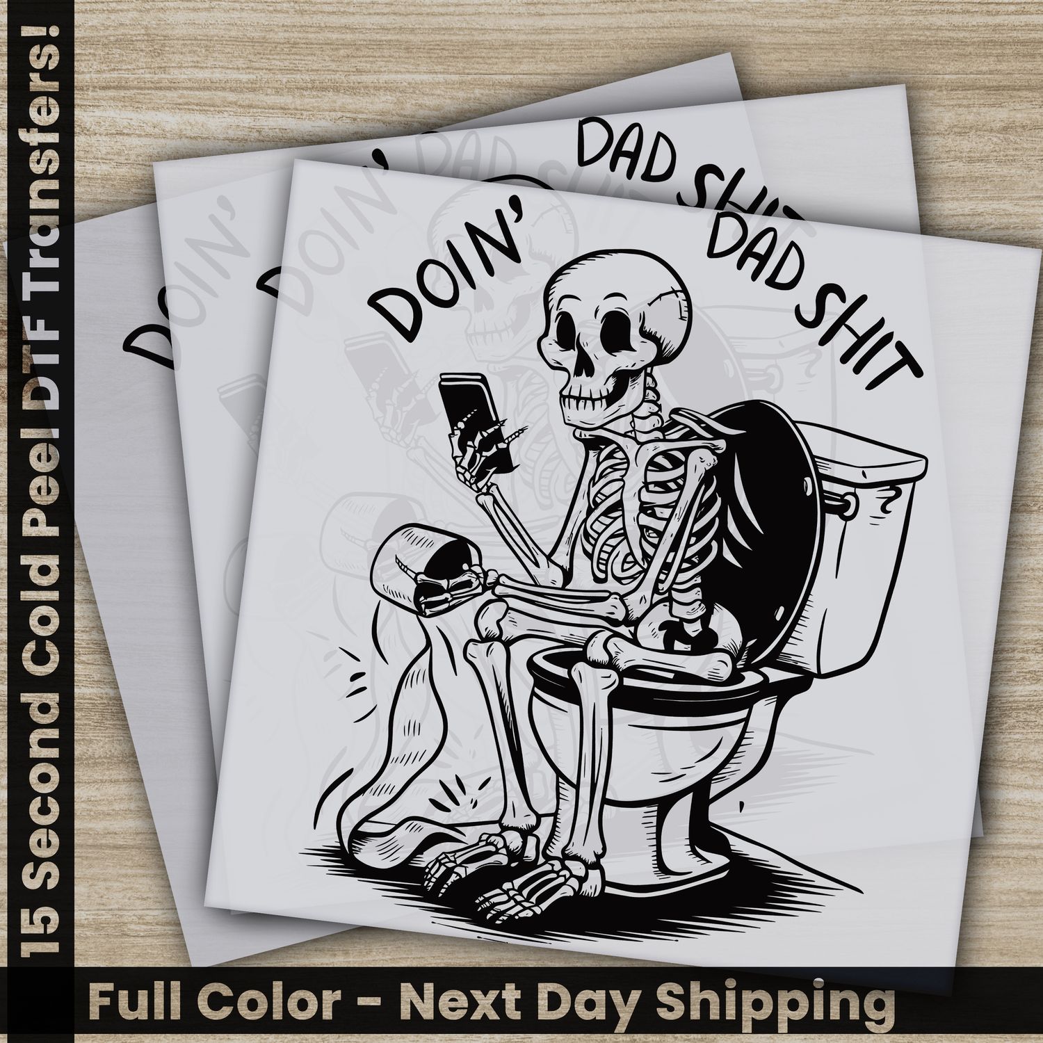 Daddy, Dad, Ready To Press DTF