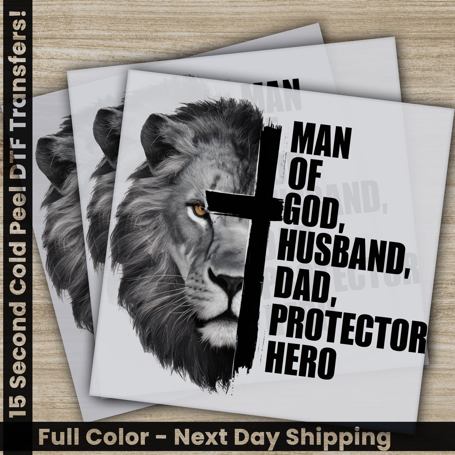 Dad, Husband, Hero, Ready To Press DTF