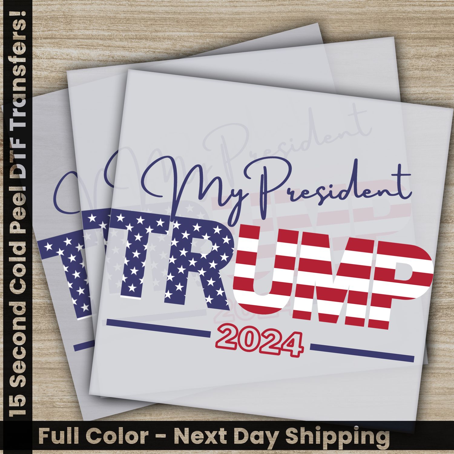 Trump President 2024, Ready To Press DTF