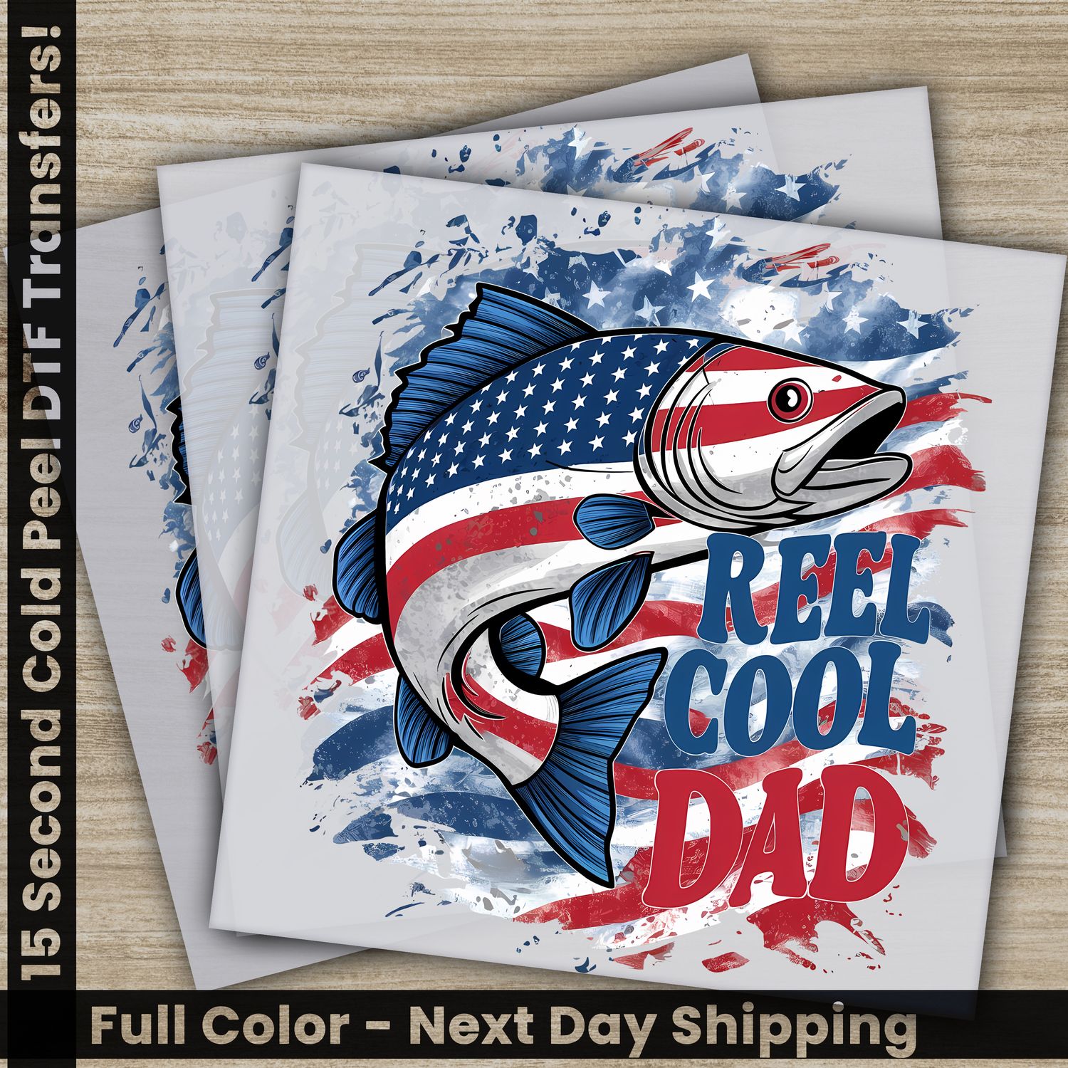 Reel Cool Dad, Daddy, Ready To Press DTF