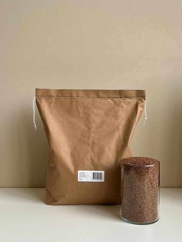 Flaxseed 5 kg - 99.9% Pure Flaxseed Refill