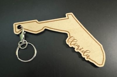 US State Keychain