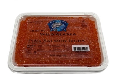 Wild Alaskan Pink Salmon Caviar Copper River Grade PA 17.6 oz