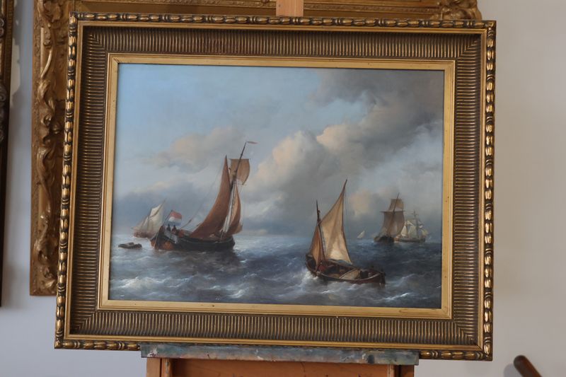 Antonie Waldorp 1803-1866, olieverf op paneel, 45 x 62 cm