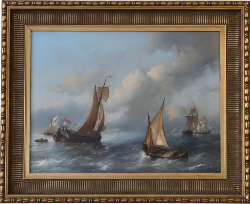 Antonie Waldorp 1803-1866, zeestorm