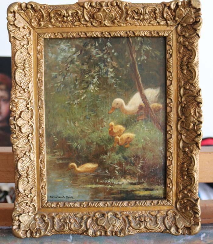 VERKOCHT Constant Artz (1870 - 1951) eenden familie