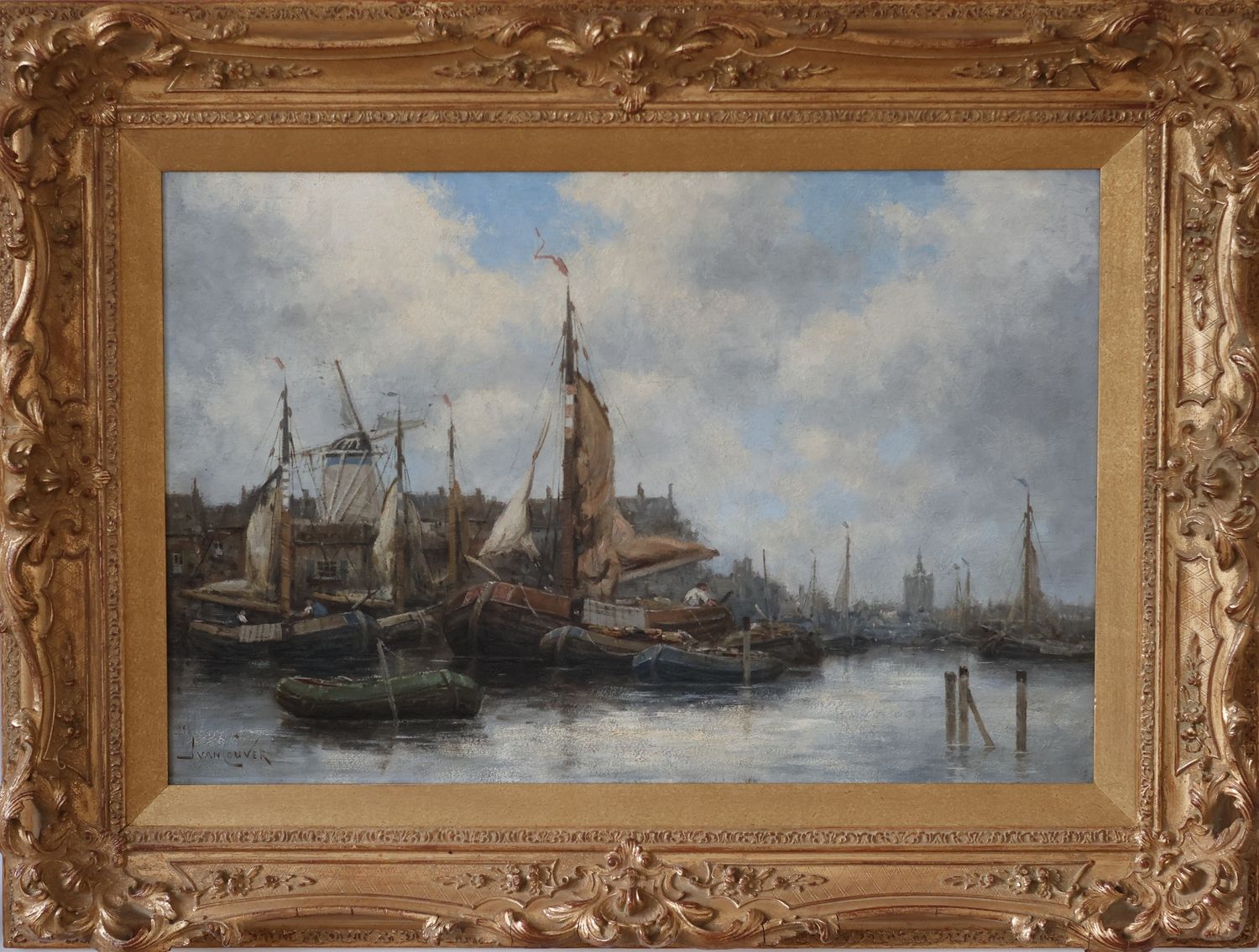 Hermanus Koekkoek II jr. 1836-1909 Breda, olieverf