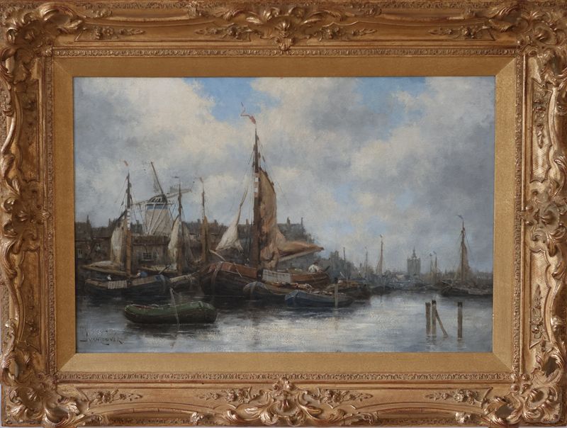 Hermanus Koekkoek II jr. 1836-1909 Breda, olieverf