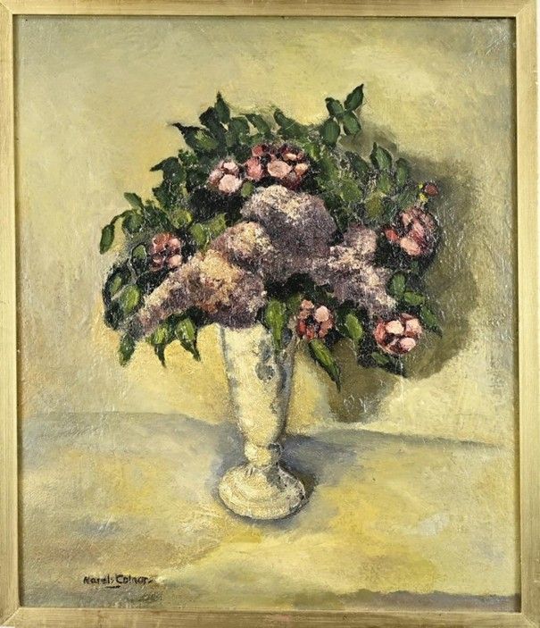 Karel Marinus Hendrikus Colnot 1921-1996, Olieverf op panee