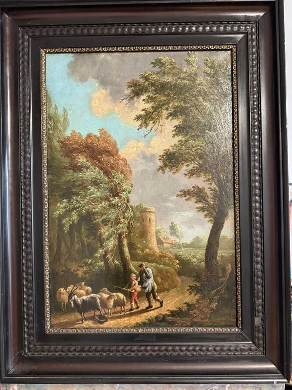 Schilderij 20ste eeuw een navolger van Borselen