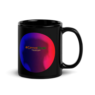 #CotitoTribe Collection Vintage Signature Logo Black Mug