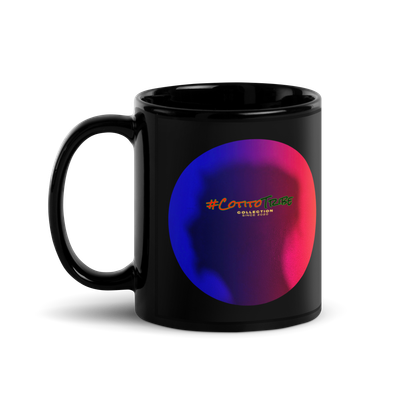 #CotitoTribe Collection Vintage Signature Logo Black Mug