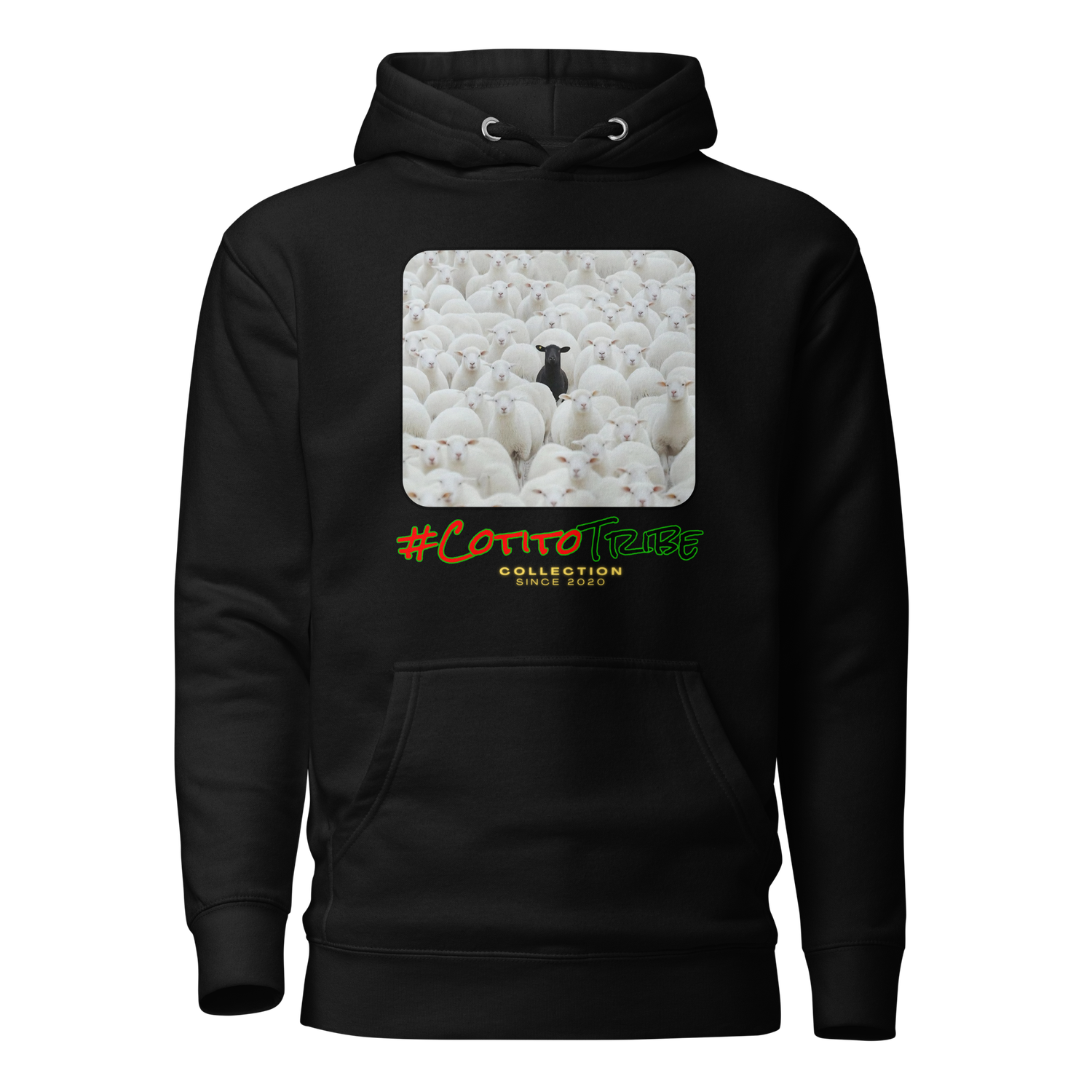 #CotitoTribe Clothing Black Sheep Unisex Hoodie