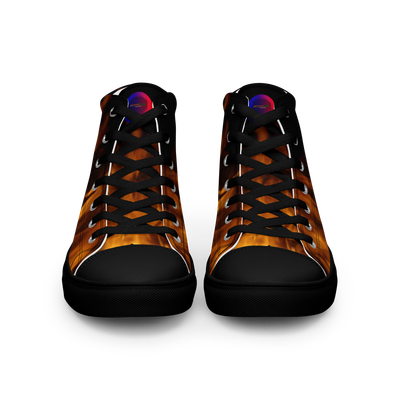 #CotitoTribe Collection On Fire Men’s High Top Sneakers