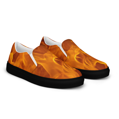 #CotitoTribe Collection On Fire Men’s Slip-On Sneakers
