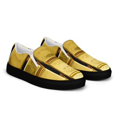 #CotitoTribe Collection Golden Men’s Slip-On Sneakers