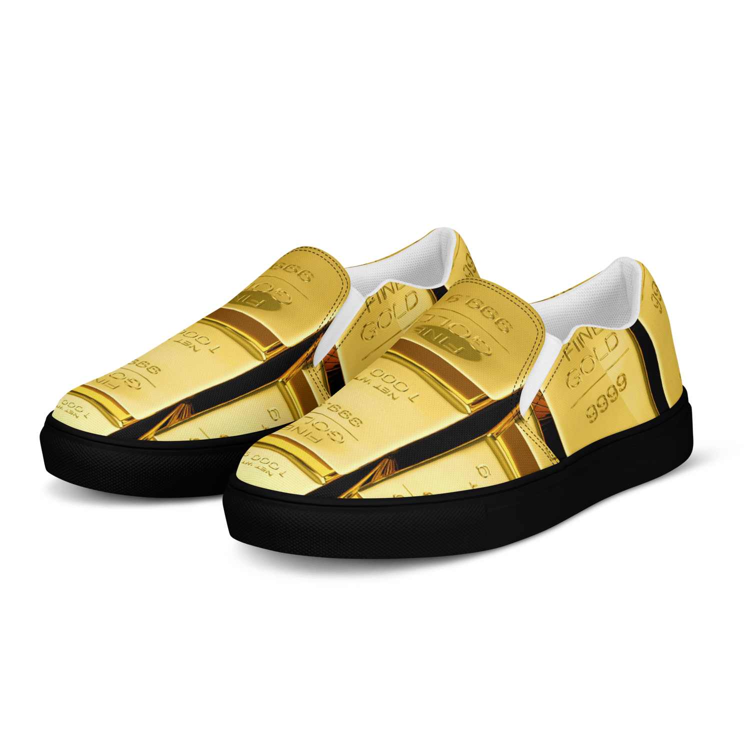 #CotitoTribe Collection Golden Men’s Slip-On Sneakers