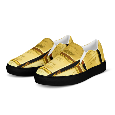 #CotitoTribe Collection Golden Men’s Slip-On Sneakers