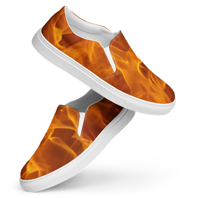 #CotitoTribe Collection On Fire Women’s Slip-On Sneakers