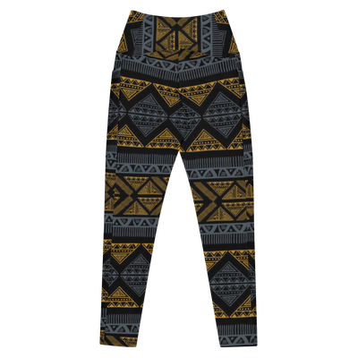 #CotitoTribe Collection Royal Roots Leggings with Pockets
