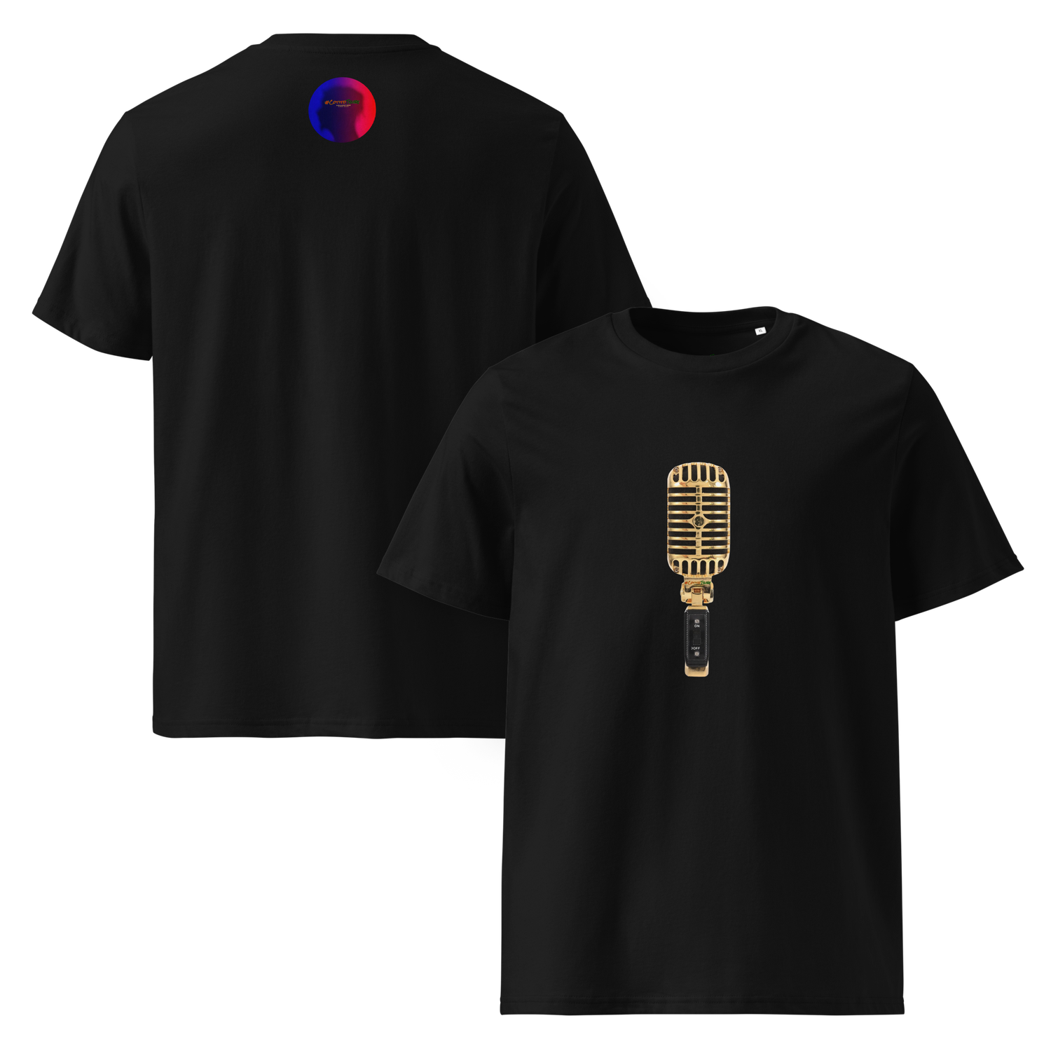 #Cotitotribe Collection Golden Era Mic Unisex Organic Cotton T-shirt