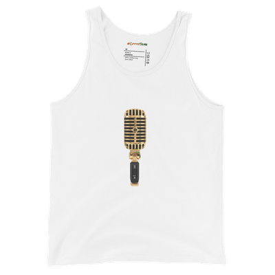 #Cotitotribe Collection Golden Era Mic Unisex Organic Cotton Tank Top
