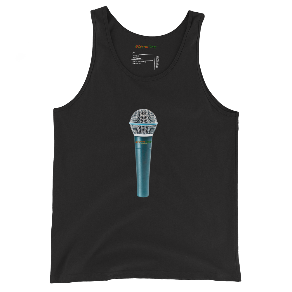 #CotitoTribe Collection Mic Check 1-2 Unisex Organic Cotton Tank Top
