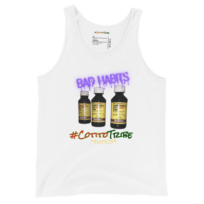 #CotitoTribe Collection Bad Habits Unisex Organic Cotton Tank Top