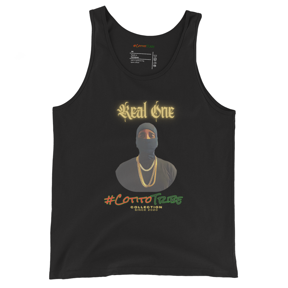 #CotitoTribe Collection Real One Unisex Organic Cotton Tank Top