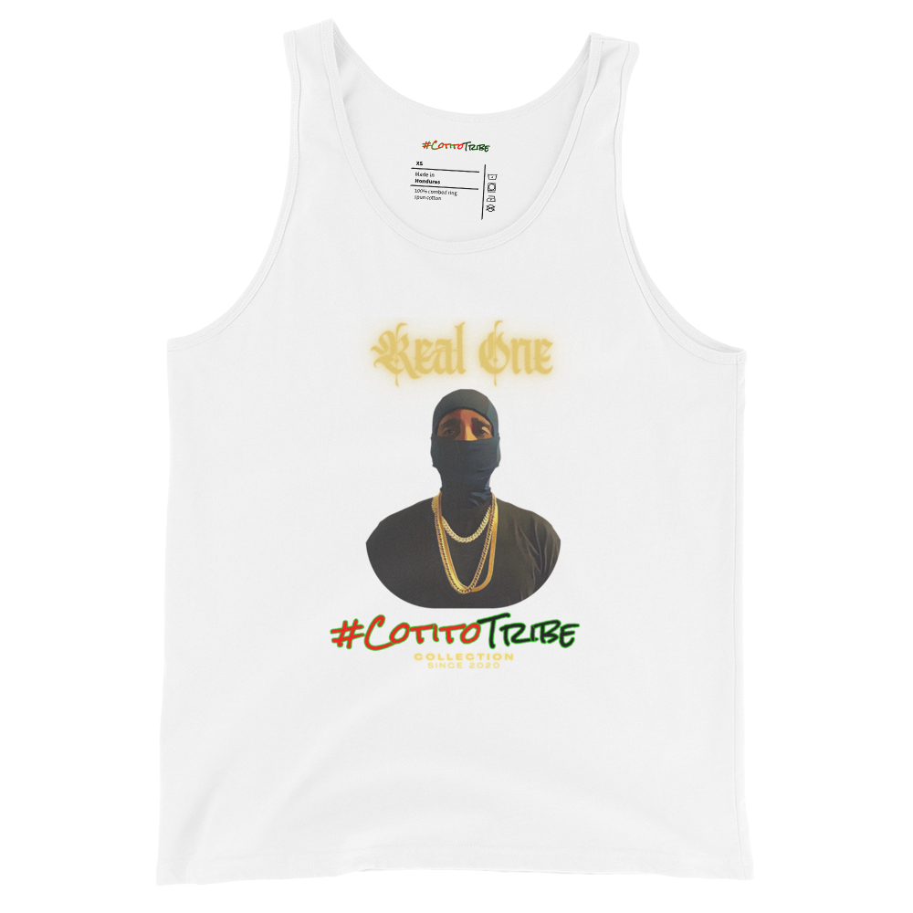 #CotitoTribe Collection Real One Unisex Organic Cotton Tank Top