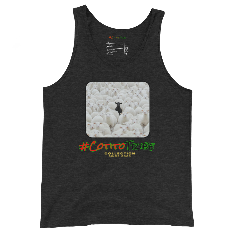 #CotitoTribe Collection Black Sheep Unisex Organic Cotton Tank Top
