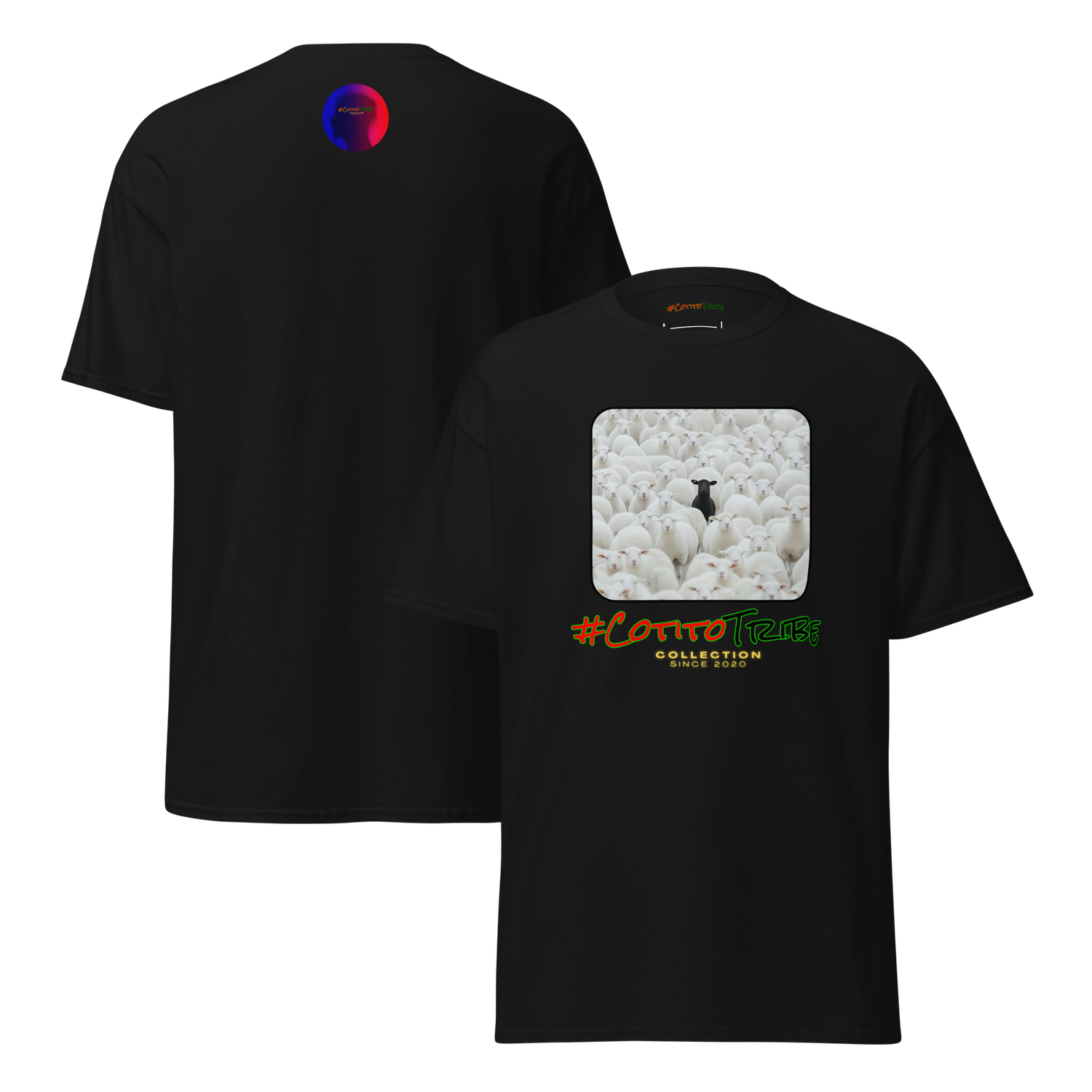 #CotitoTribe Collection Black Sheep Unisex Organic Cotton T-Shirt