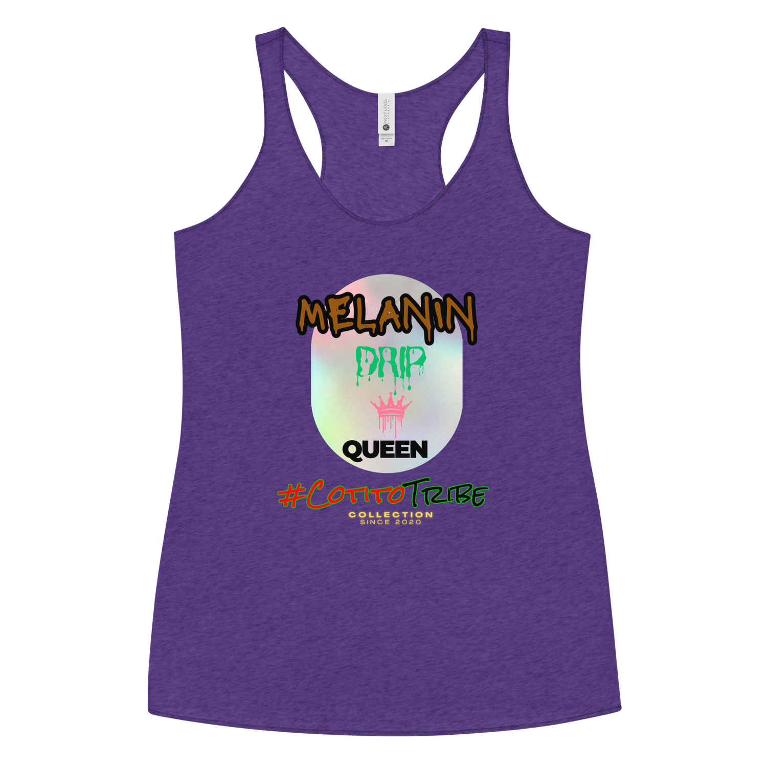 #CotitoTribe Collection Drip Queen Women&#39;s Racerback Tank