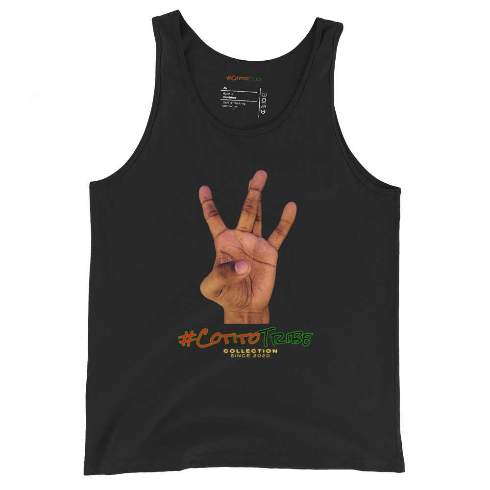#CotitoTribe Collection W&#39;s Up Unisex Organic Cotton Tank Top