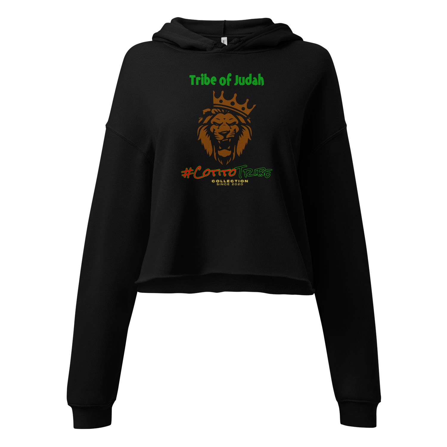#CotitoTribe Collection Tribe of Judah Cropped Hoodie