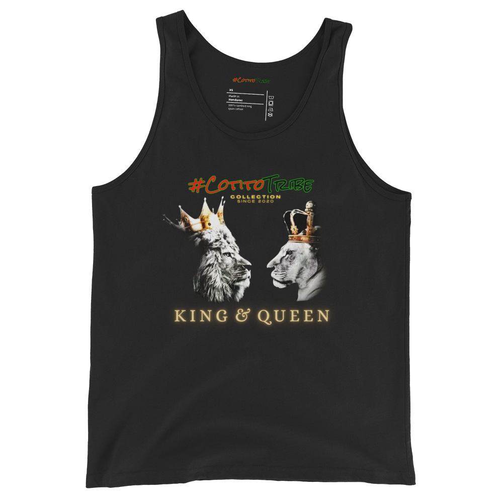 #CotitoTribe Collection King &amp; Queen Unisex Organic Cotton Tank Top