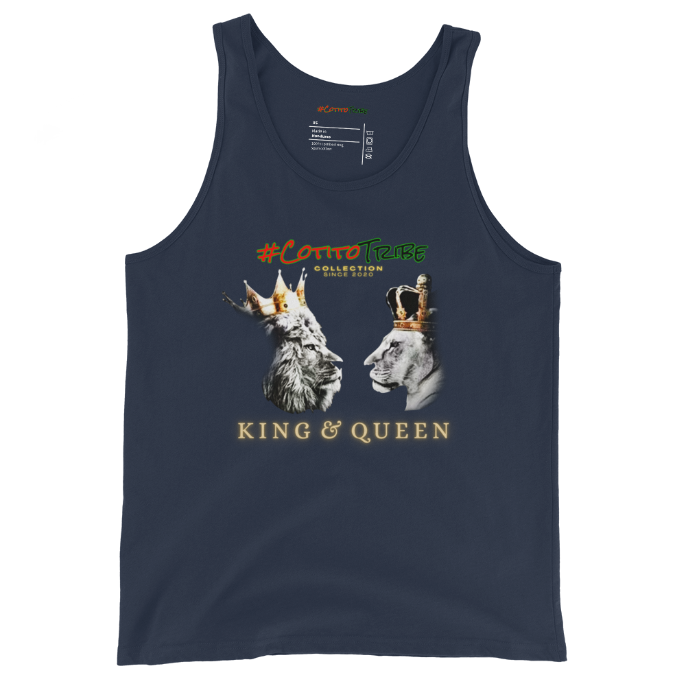 #CotitoTribe Collection King &amp; Queen Unisex Organic Cotton Tank Top