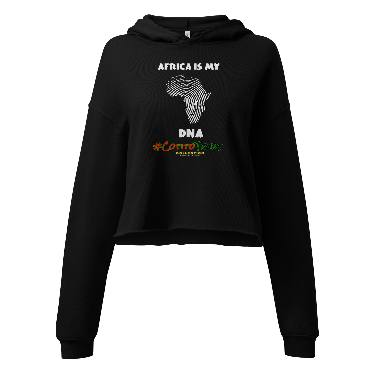 #CotitoTribe Collection DNA Cropped Hoodie