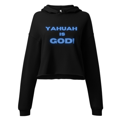 #CotitoTribe Collection God&#39;s Name Cropped Hoodie