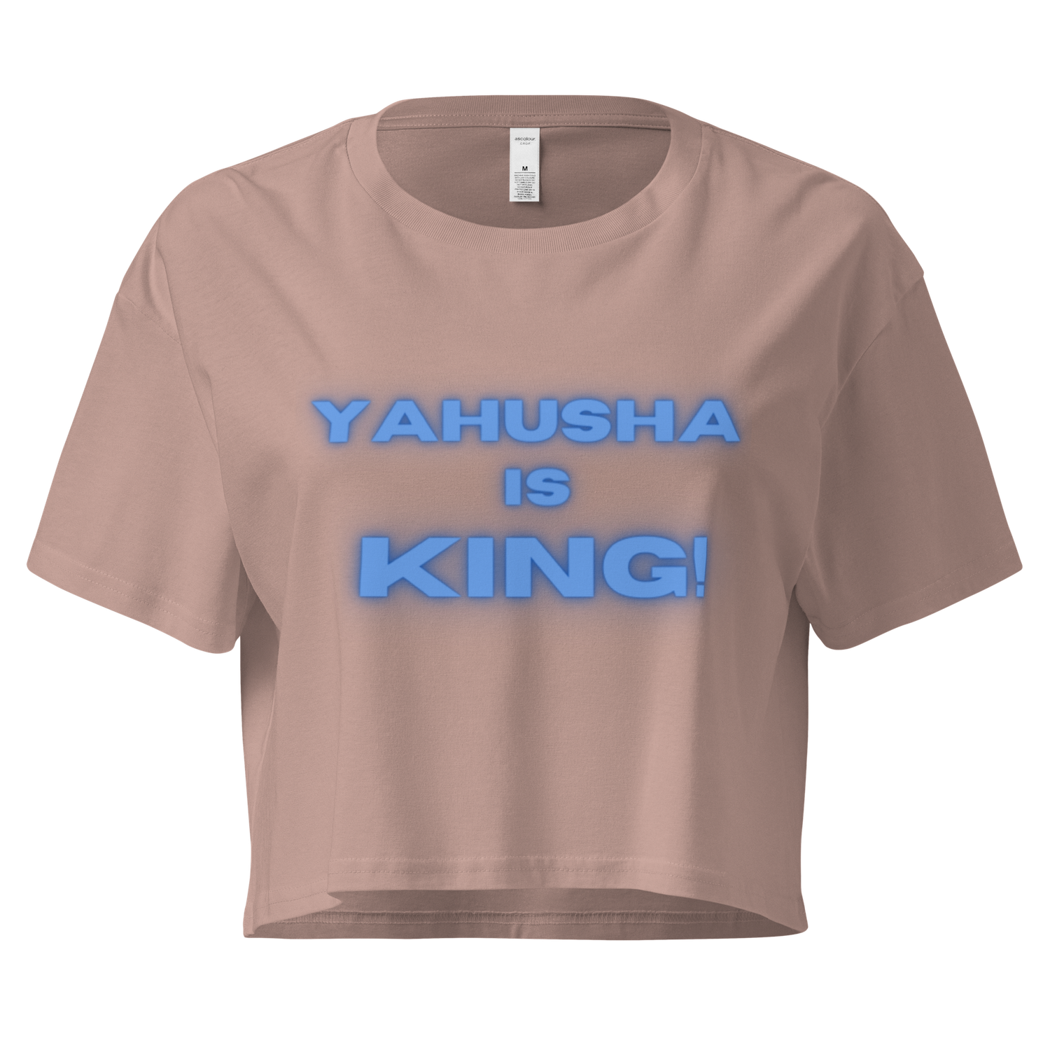 #CotitoTribe Collection King&#39;s Name Women’s Crop Top