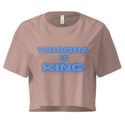 #CotitoTribe Collection King&#39;s Name Women’s Crop Top