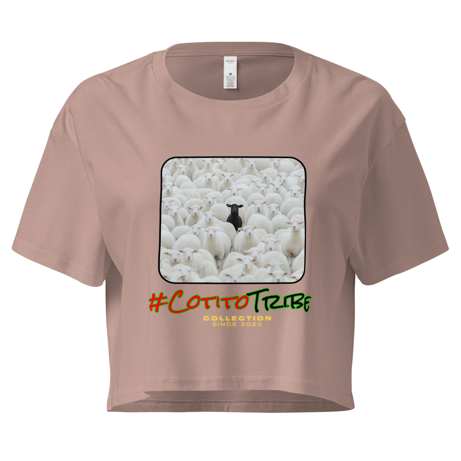 #CotitoTribe Collection Black Sheep Women’s Crop Top