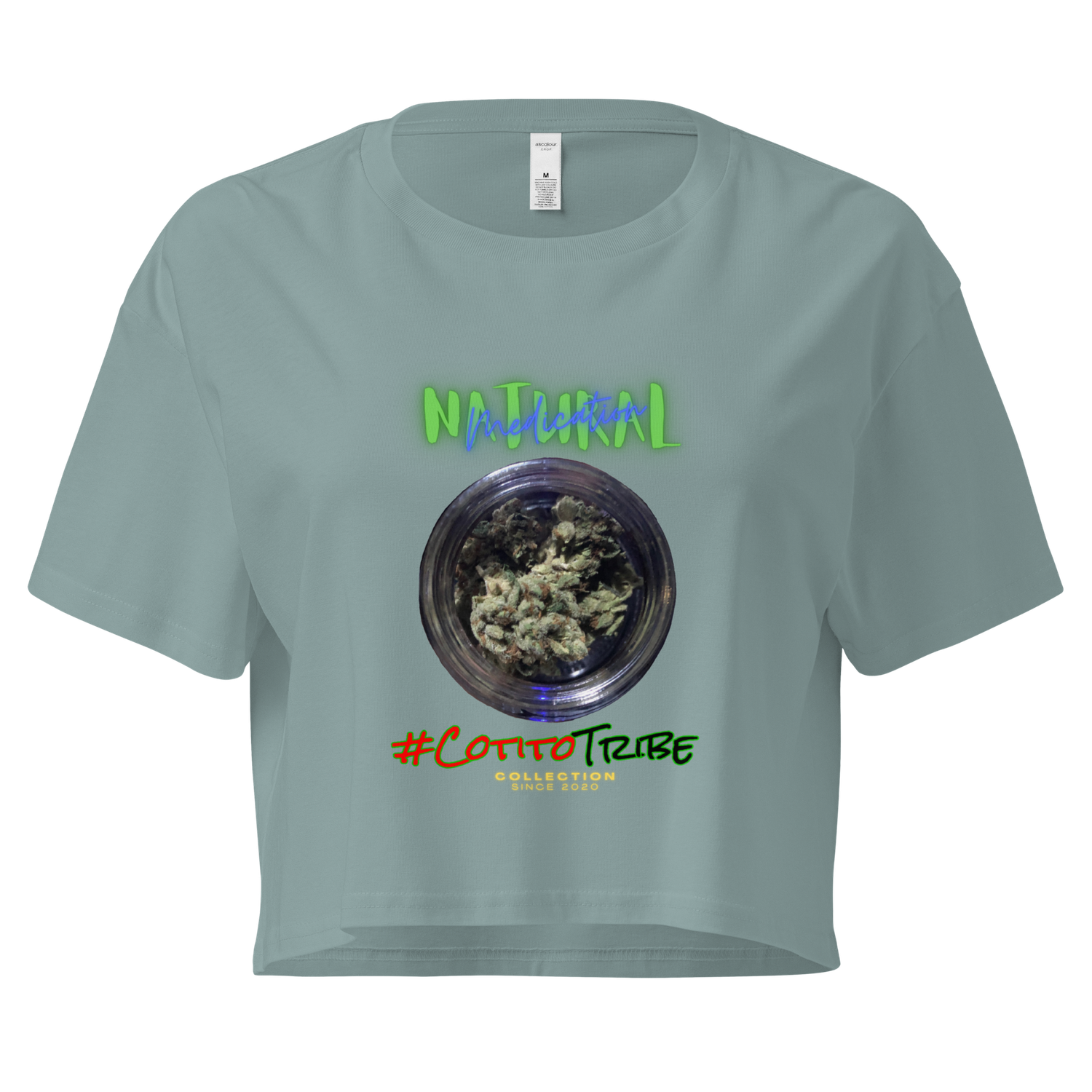 #CotitoTribe Collection Natural Medication Women’s Crop Top
